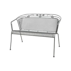 Royal Garden Elegance strekmetaal 2-zits tuinbank - Antraciet
