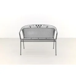 Royal Garden Elegance strekmetaal 2-zits tuinbank - Antraciet