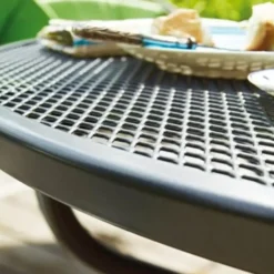 Royal Garden strekmetaal ronde bistrotafel Ø90 cm. - Antraciet