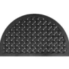 Rubber deurmat Weave halfrond - 56 x 91 cm