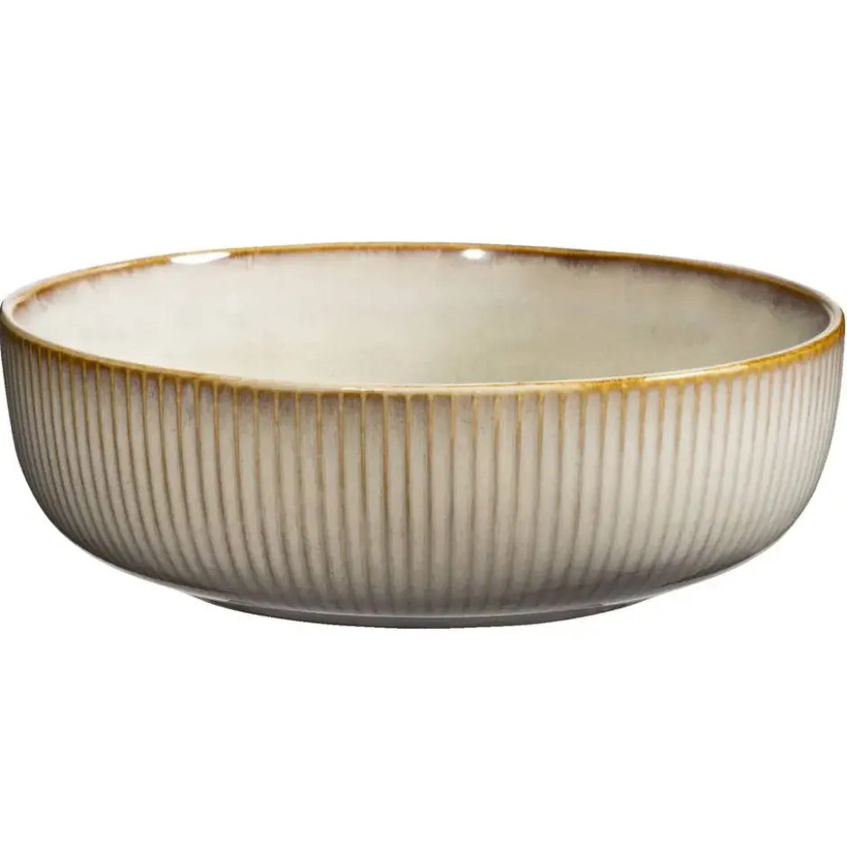 Saladeschaal Camille - beige - stoneware - Ø22,5 cm