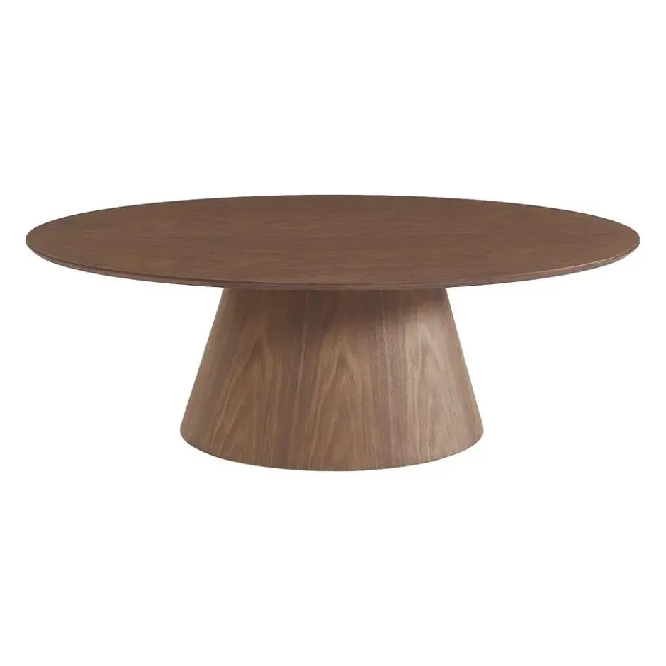 Salontafel ANTELADA - 120 cmx60 cmx40 cm - Natuurlijk donker Hout paneel