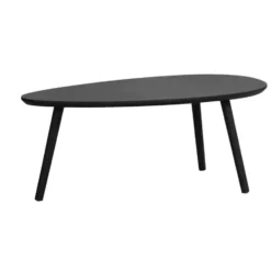 Salontafel Arvin - zwart - 50x100x40 cm