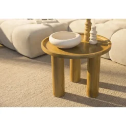 Salontafel Liam - mangohout - 40x60x60 cm