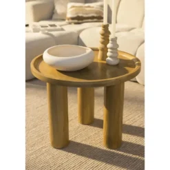 Salontafel Liam - mangohout - 40x60x60 cm