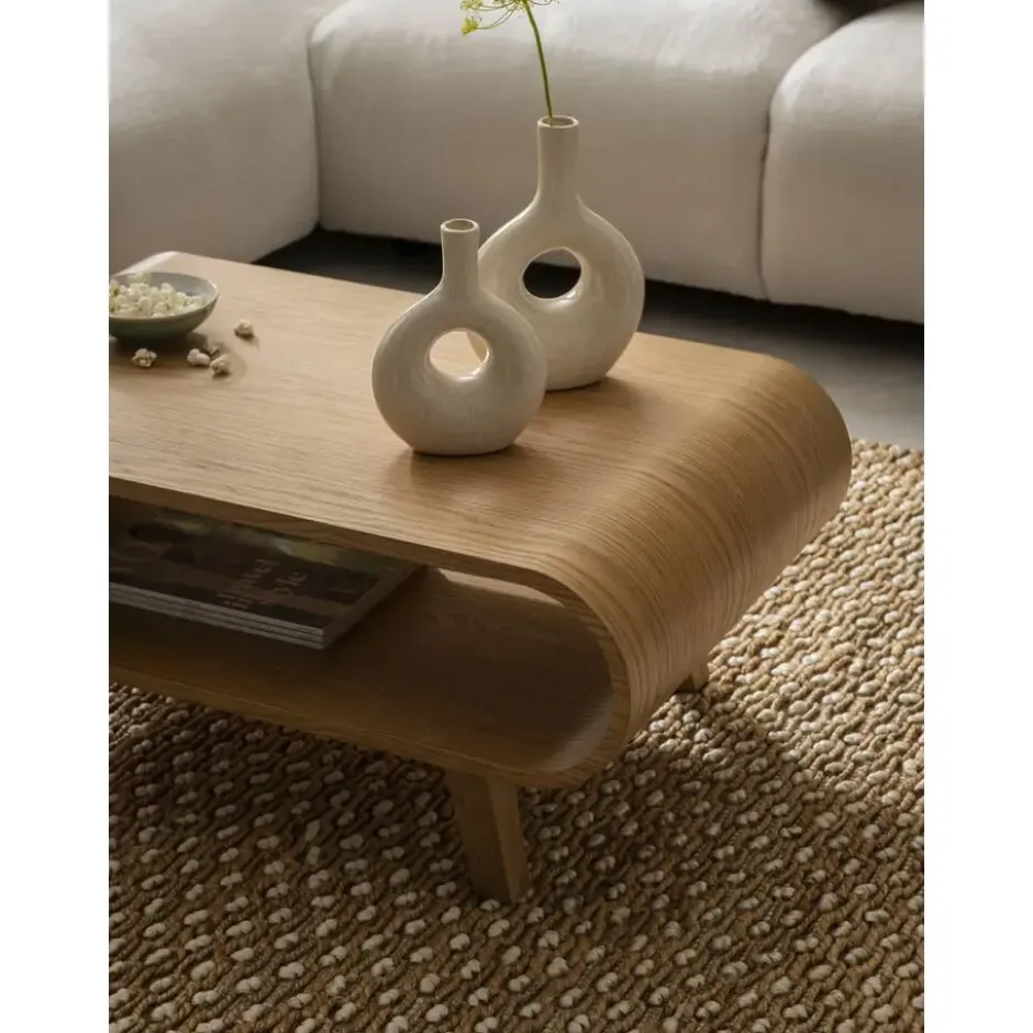 Salontafel Matteo - naturel - 37x90x55 cm