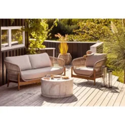 Salontafel Rond Naturel - Ø70x37cm - Bonn