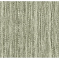 Sanders & Sanders behang bamboe vergrijsd groen - 53 cm x 10 m