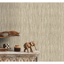 Sanders & Sanders behang bamboe beige en bruin - 53 cm x 10 m