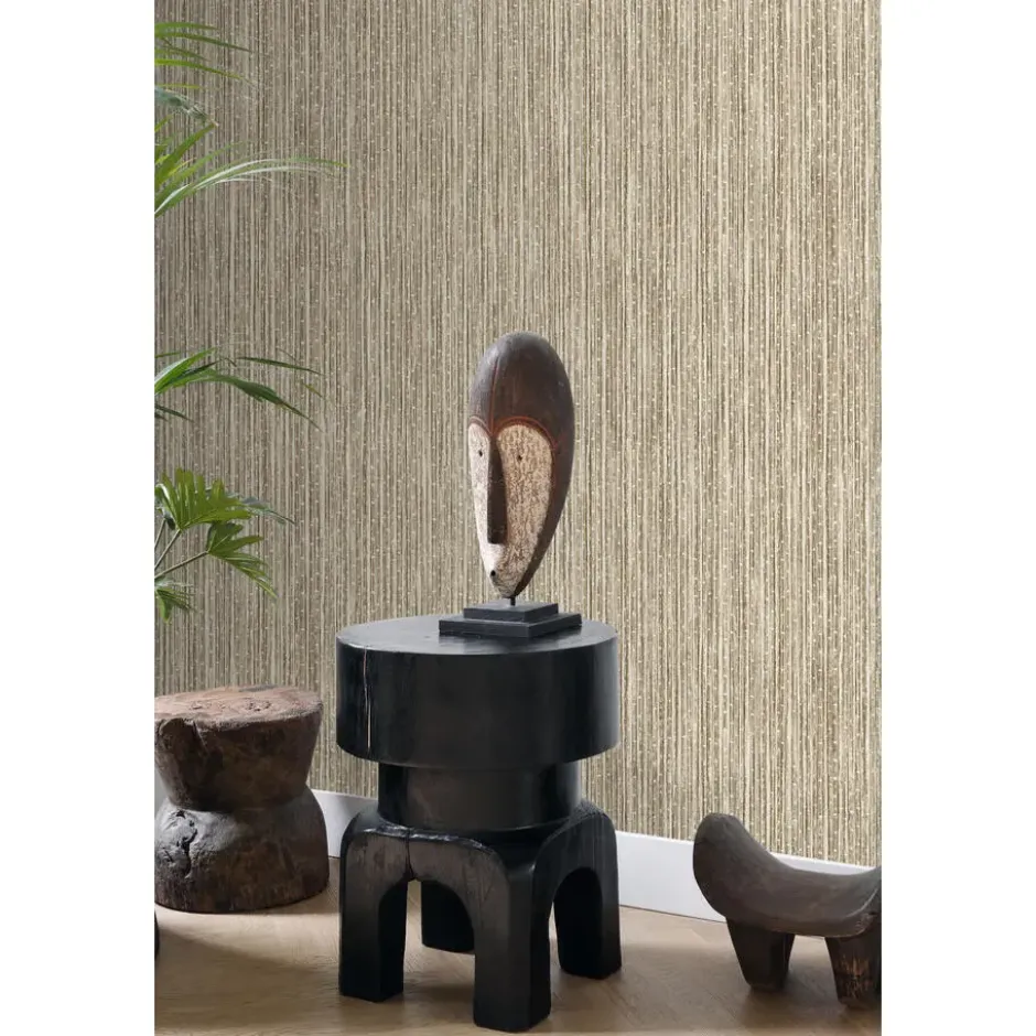 Sanders & Sanders behang bamboe beige en bruin - 53 cm x 10 m