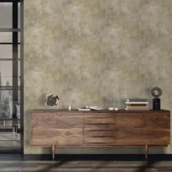 Sanders & Sanders behang betonlook zand beige - 53 cm x 10 m