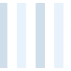 Sanders & Sanders behang strepen blauw en wit - 53 cm x 10 m