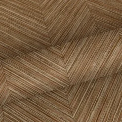 Sanders & Sanders behang visgraat-motief oranje bruin - 53 cm x 10 m