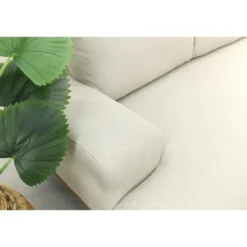Savannah hoekbank chaise longue loungeset - beige - weerbestendig - Links