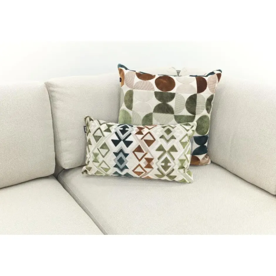 Savannah hoekbank chaise longue loungeset - beige - weerbestendig - Links