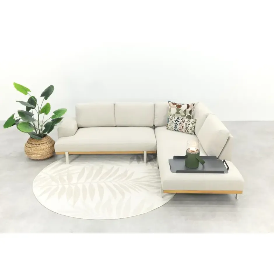 Savannah hoekbank chaise longue - Weerbestendige loungeset