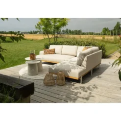 Savannah hoekbank chaise longue - Weerbestendige loungeset