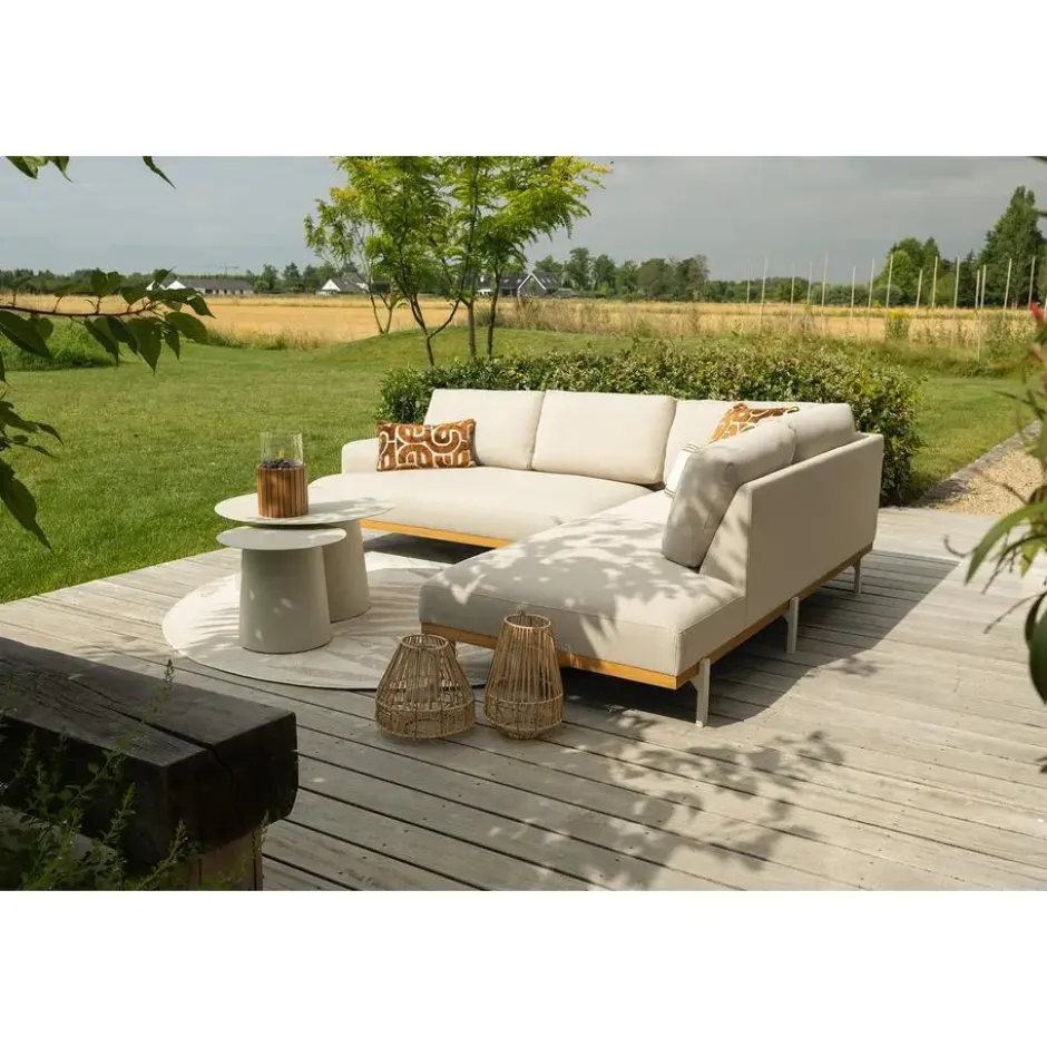 Savannah hoekbank chaise longue - Weerbestendige loungeset