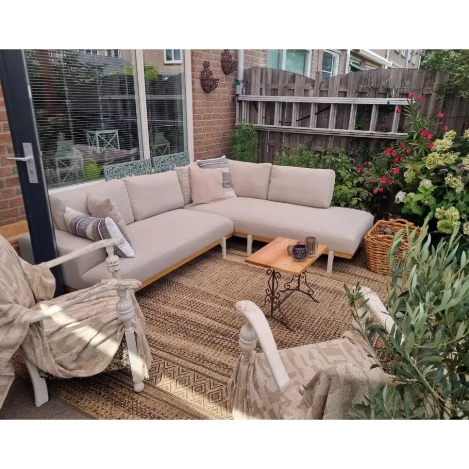 Savannah hoekbank chaise longue - Weerbestendige loungeset