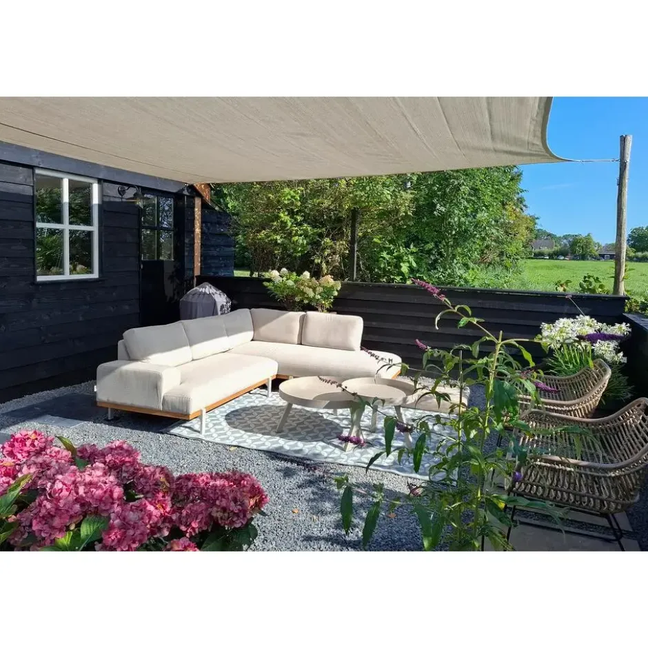 Savannah hoekbank chaise longue - Weerbestendige loungeset