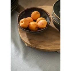 Schaaltje Emma - groen - stoneware - Ø15 cm