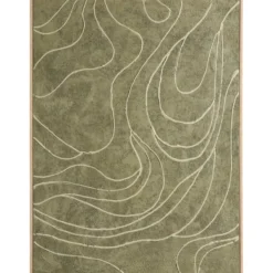 Schilderij Bobbie Abstract - groen - 80x60 cm