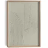 Schilderij 3D Art Sharp - sage green - 40 x 30 - Groen