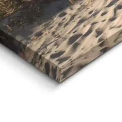 Schilderij Duinen - 40 x 118 - Beige