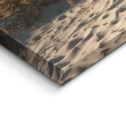 Schilderij Duinen - 40 x 118 - Beige