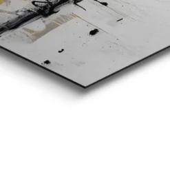 Schilderij Graffiti bloemen - 100 x 140 - Bont