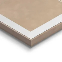 Schilderij Organische Lijnen - 70 x 50 - Beige