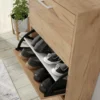 Schoenenkast ADA craft goud– kantelbaar, 60x28x116 cm