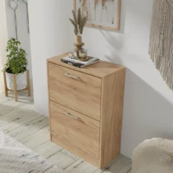 Schoenenkast ADA craft goud – kantelbaar, 60x28x81 cm