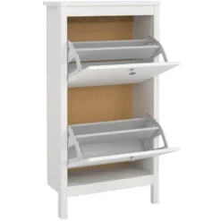 Schoenenkast Madeira - wit - 102,9x53,8x24,6 cm