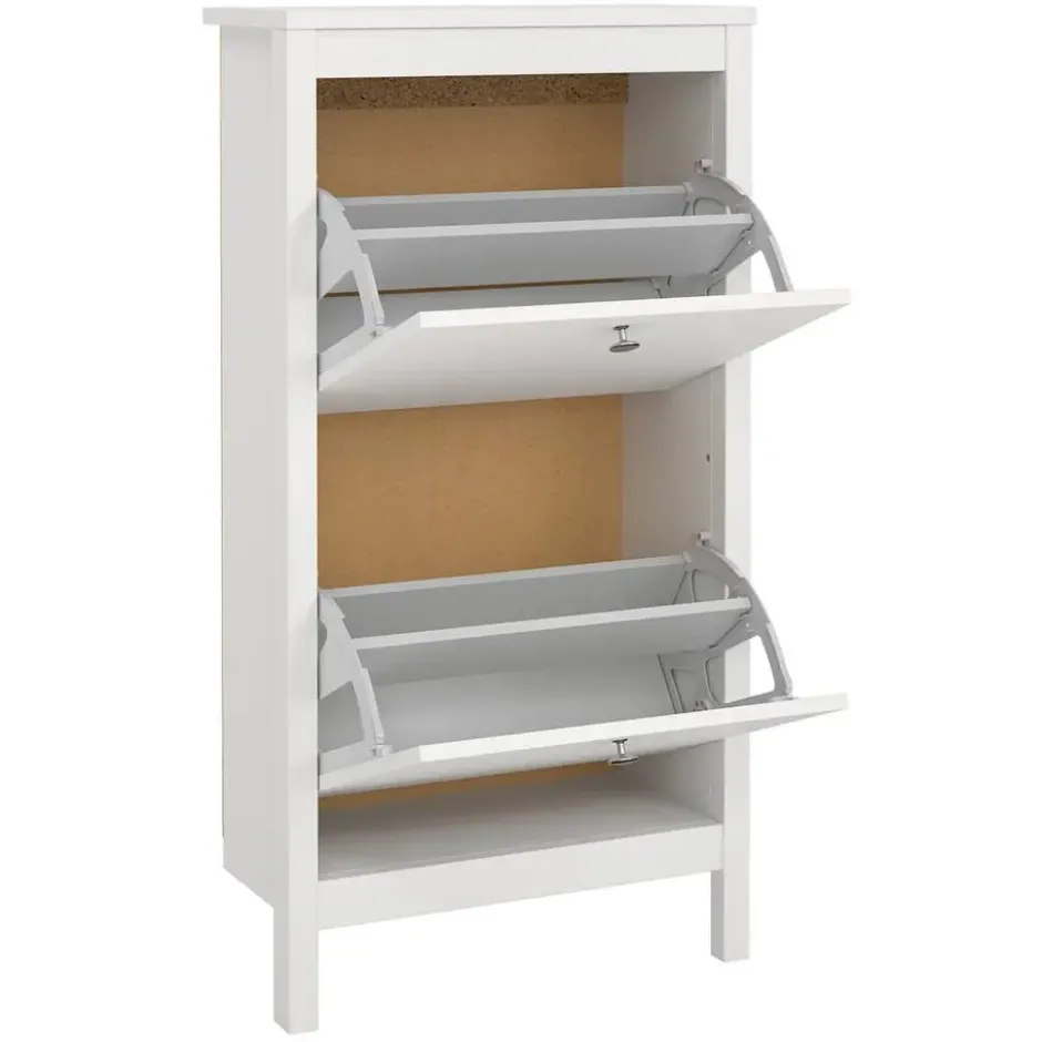 Schoenenkast Madeira - wit - 102,9x53,8x24,6 cm