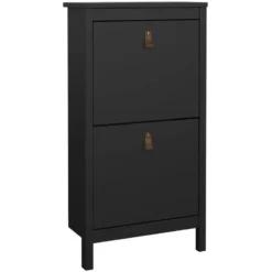 Schoenenkast Madeira - zwart - 102,9x53,8x24,6 cm