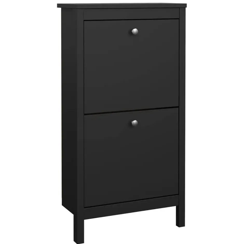 Schoenenkast Madeira - zwart - 102,9x53,8x24,6 cm