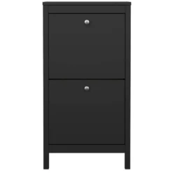 Schoenenkast Madeira - zwart - 102,9x53,8x24,6 cm