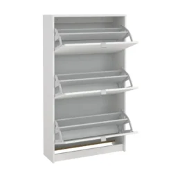 Schoenenkast Wit - 70x24x124cm - Shoes