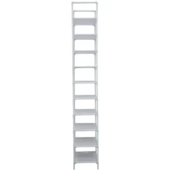 Schoenenrek voor 50 paar - Wit - 10 etages