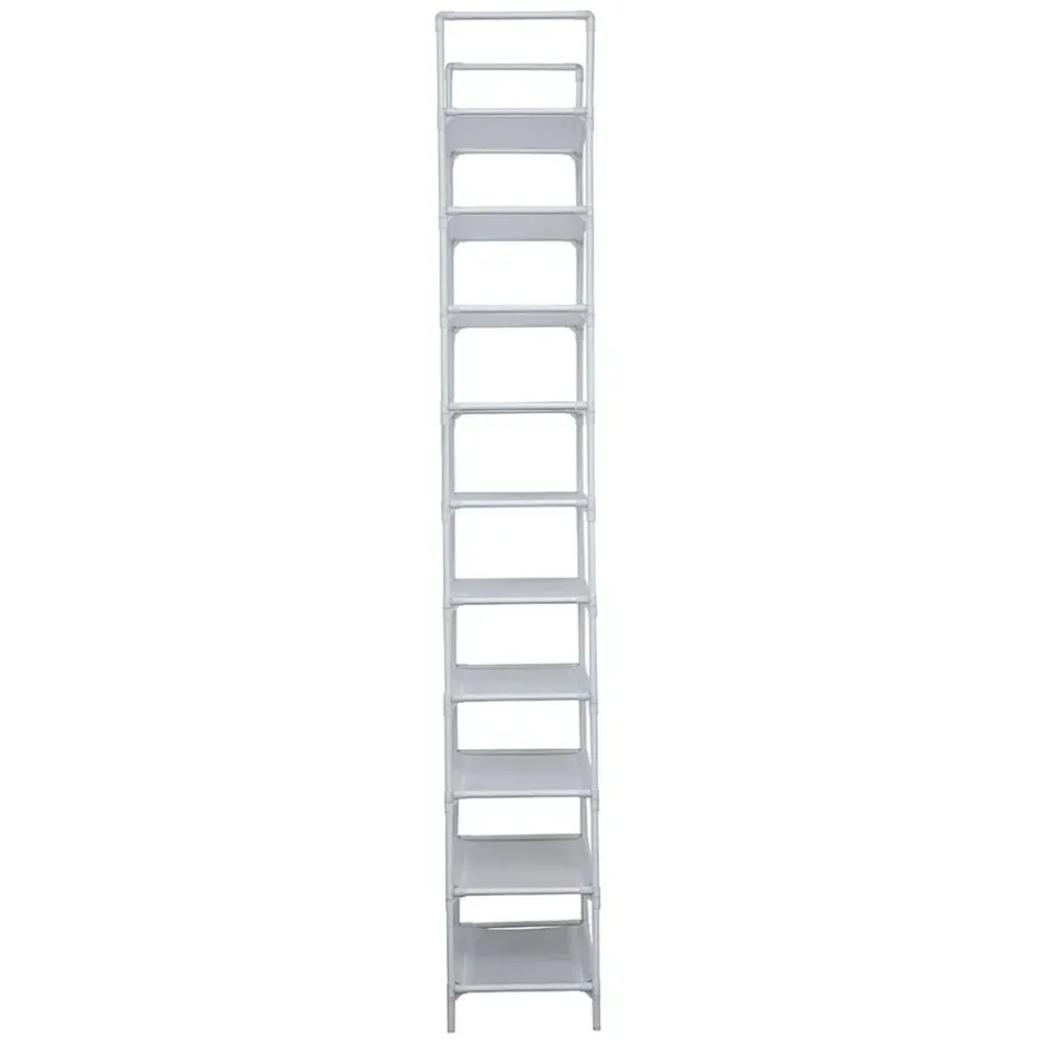 Schoenenrek voor 20 paar - Wit - 10 etages