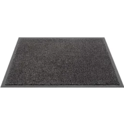 Schoonloopmat Antraciet - Mars - 60 x 90 cm
