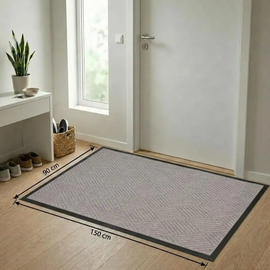 Schoonloopmat Brush Clean 90x150 cm - Beige