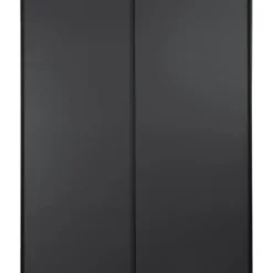 Schuifdeurkast Bergamo - antraciet - 221x178,5x66,6 cm