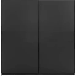 Schuifdeurkast Genua - antraciet - 204x200x60 cm