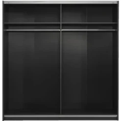 Schuifdeurkast Genua - antraciet - 204x200x60 cm