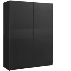 Schuifdeurkast Genua - antraciet - 204x150x60 cm