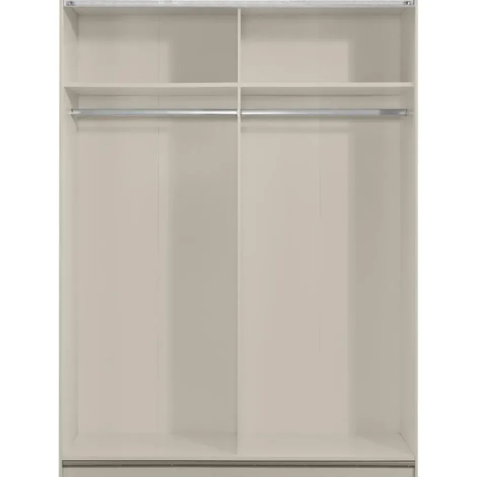 Schuifdeurkast Genua - greige - 204x150x60 cm