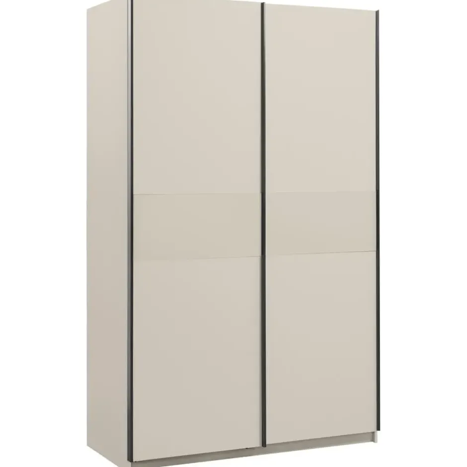 Schuifdeurkast Genua - greige - 204x122x60 cm