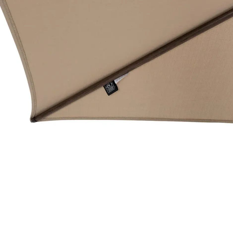 4 Seasons Azzurro stokparasol 200x300 cm beach solefin - Wenge frame